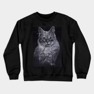 Turkish Angora Cat Crewneck Sweatshirt